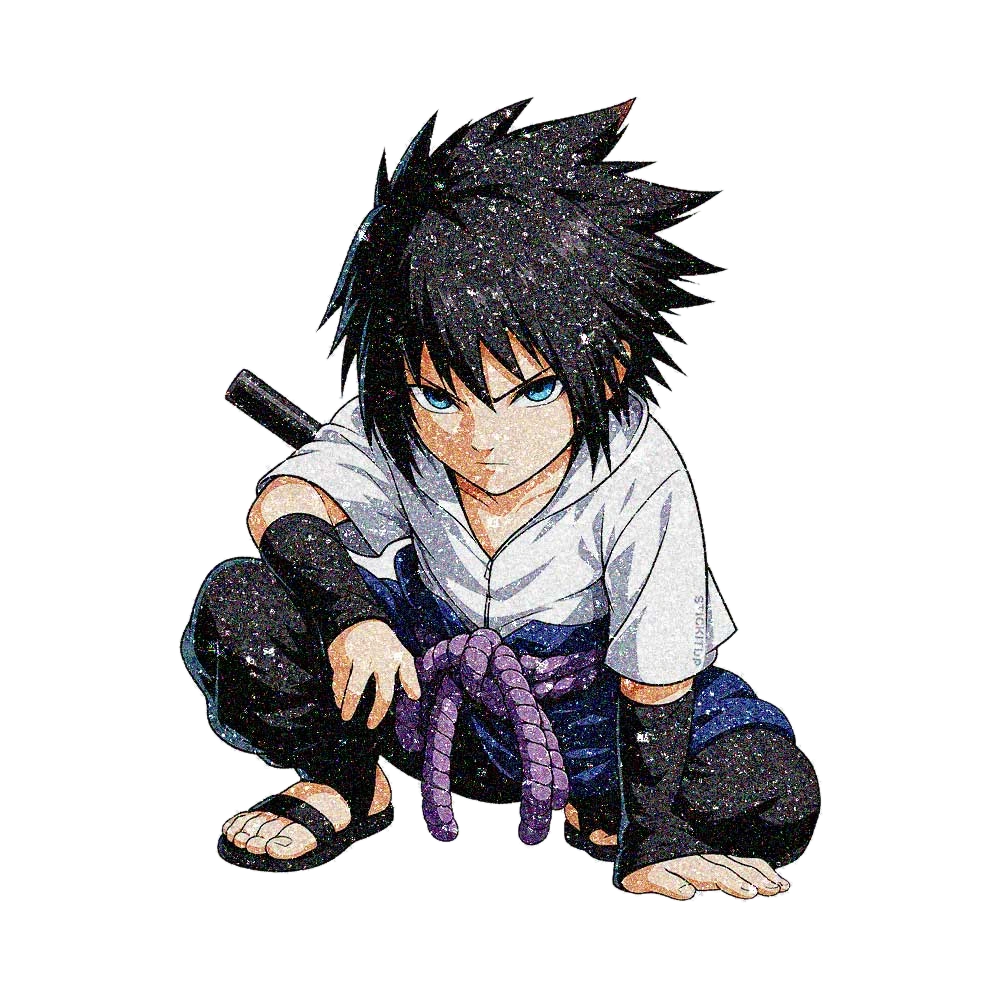Silent Predator Glitter Sticker